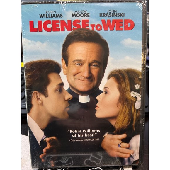 License To Wed NEW SEALED (DVD, 2007) Robin Williams John Krasinski Mandy Moore - Picture 1 of 2